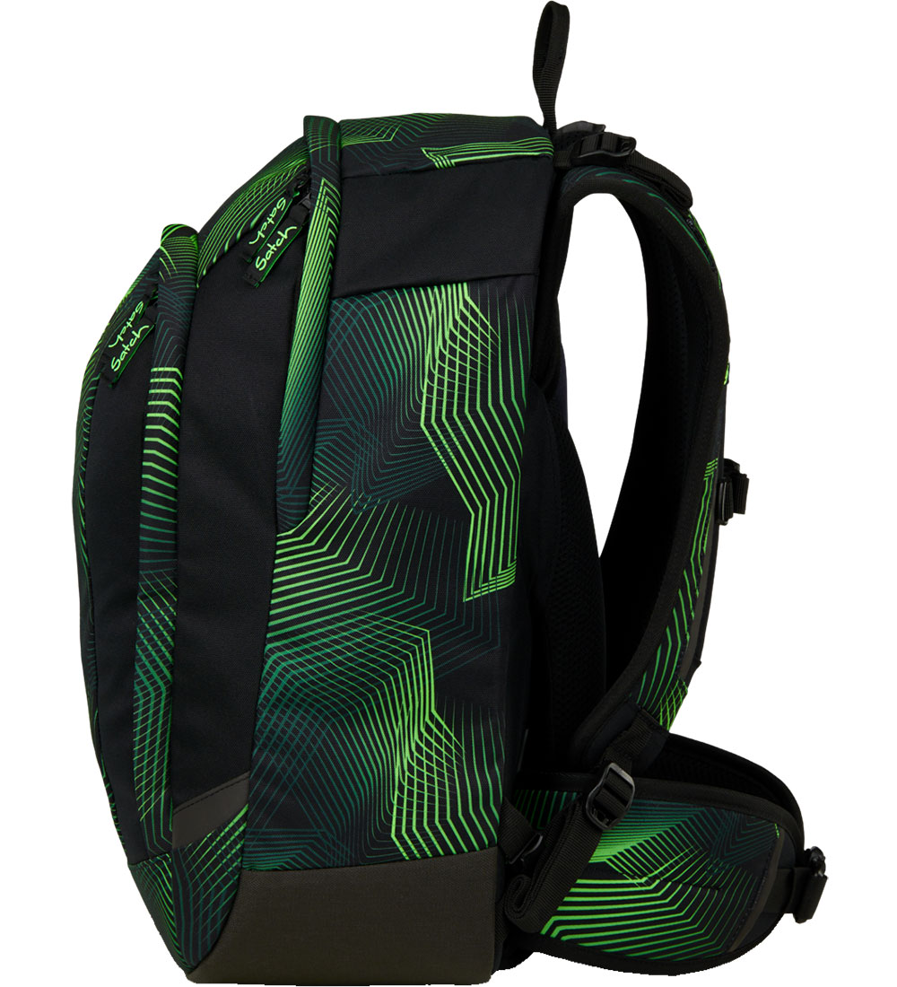 Satch School Backpack - Air - Seismic Green