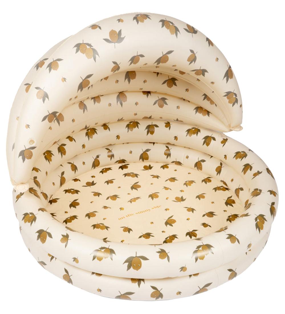 Konges Sløjd Kiddy Pool w. Brim - 110x77 cm - Sweet Duck Sour