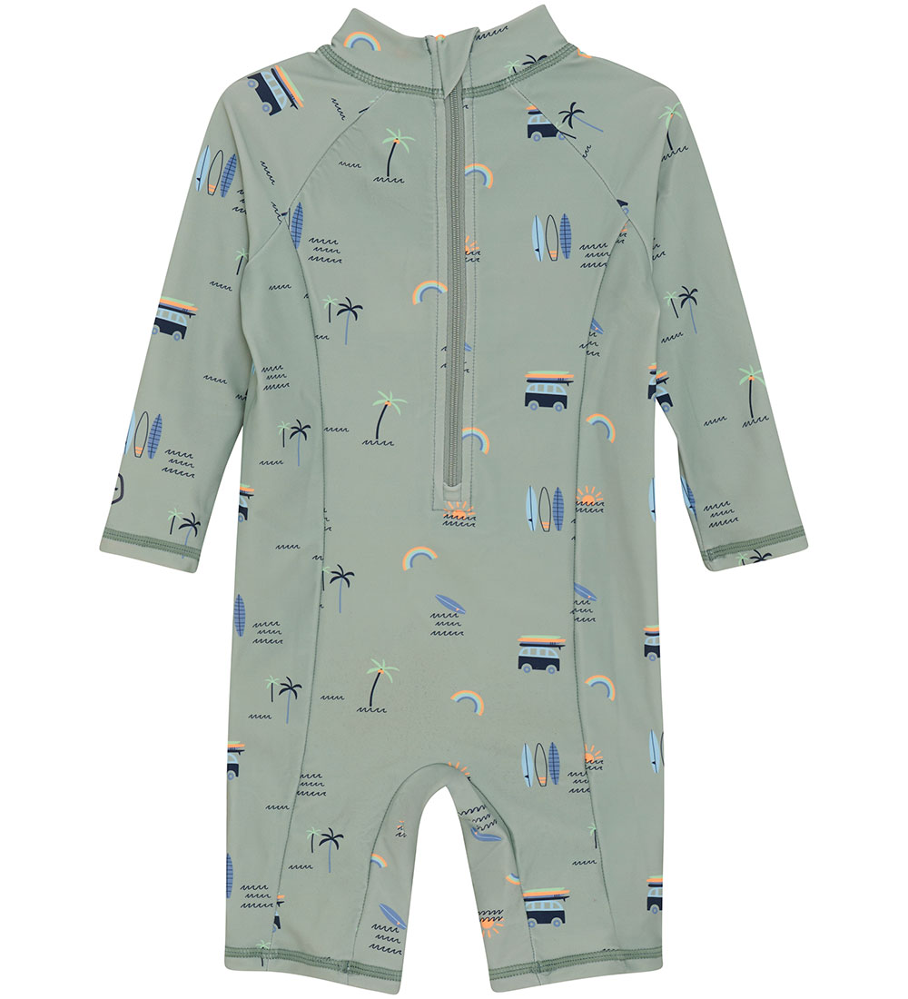 Combinaison de Bain Color Kids - Iceberg Green
