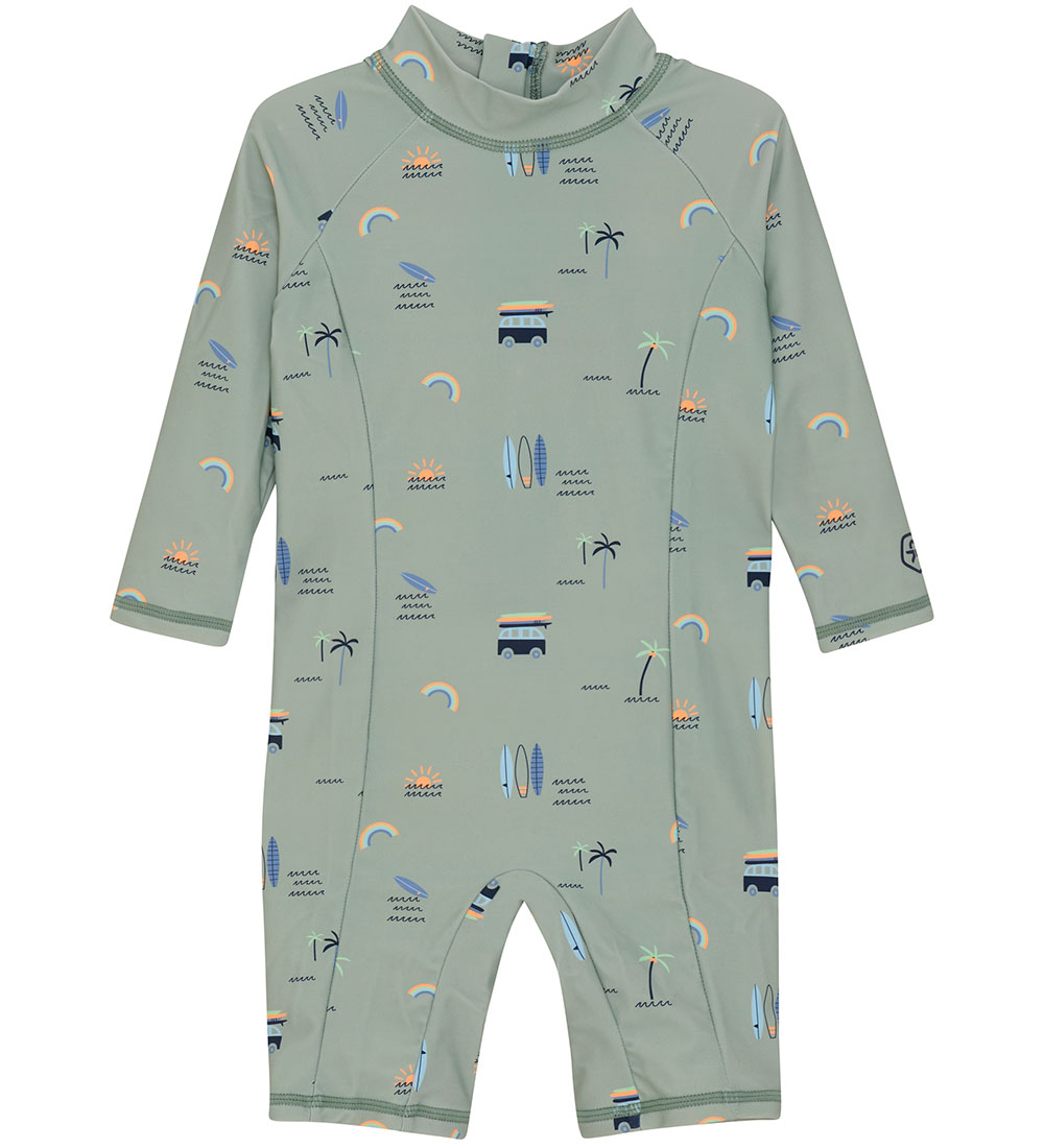 Combinaison de Bain Color Kids - Iceberg Green