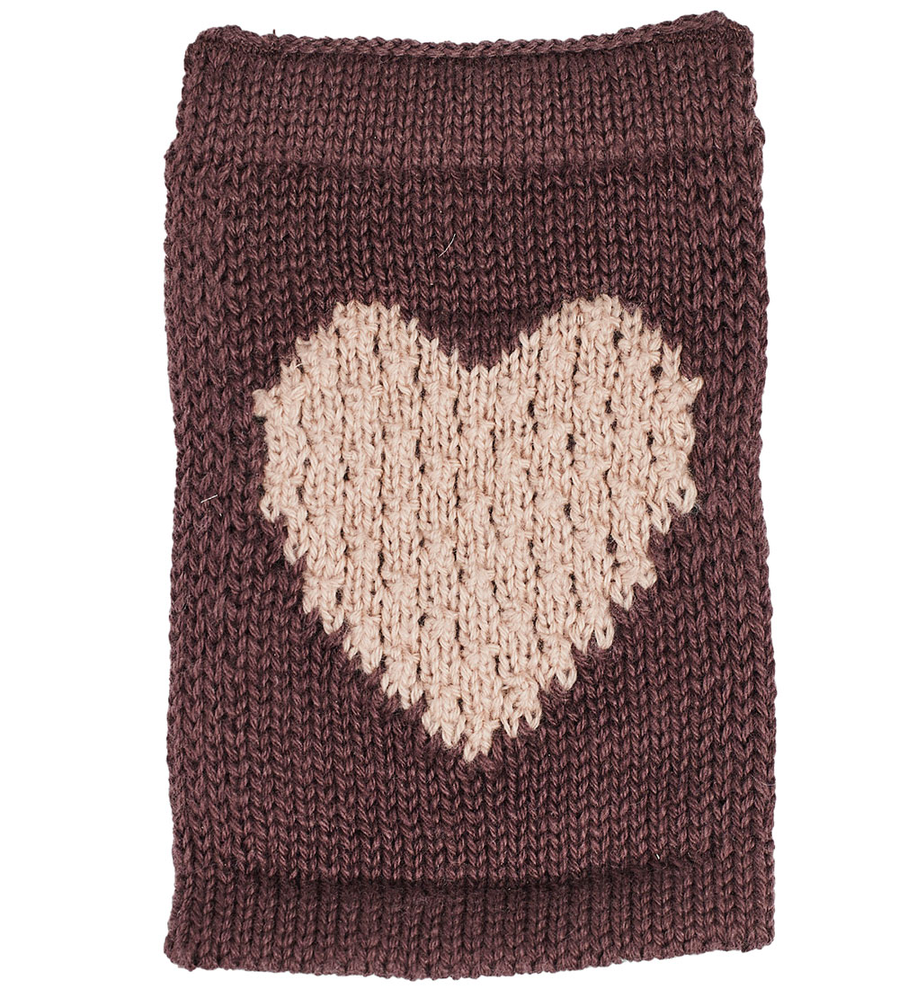 Smallstuff Knitted Flag - Heart - Pink