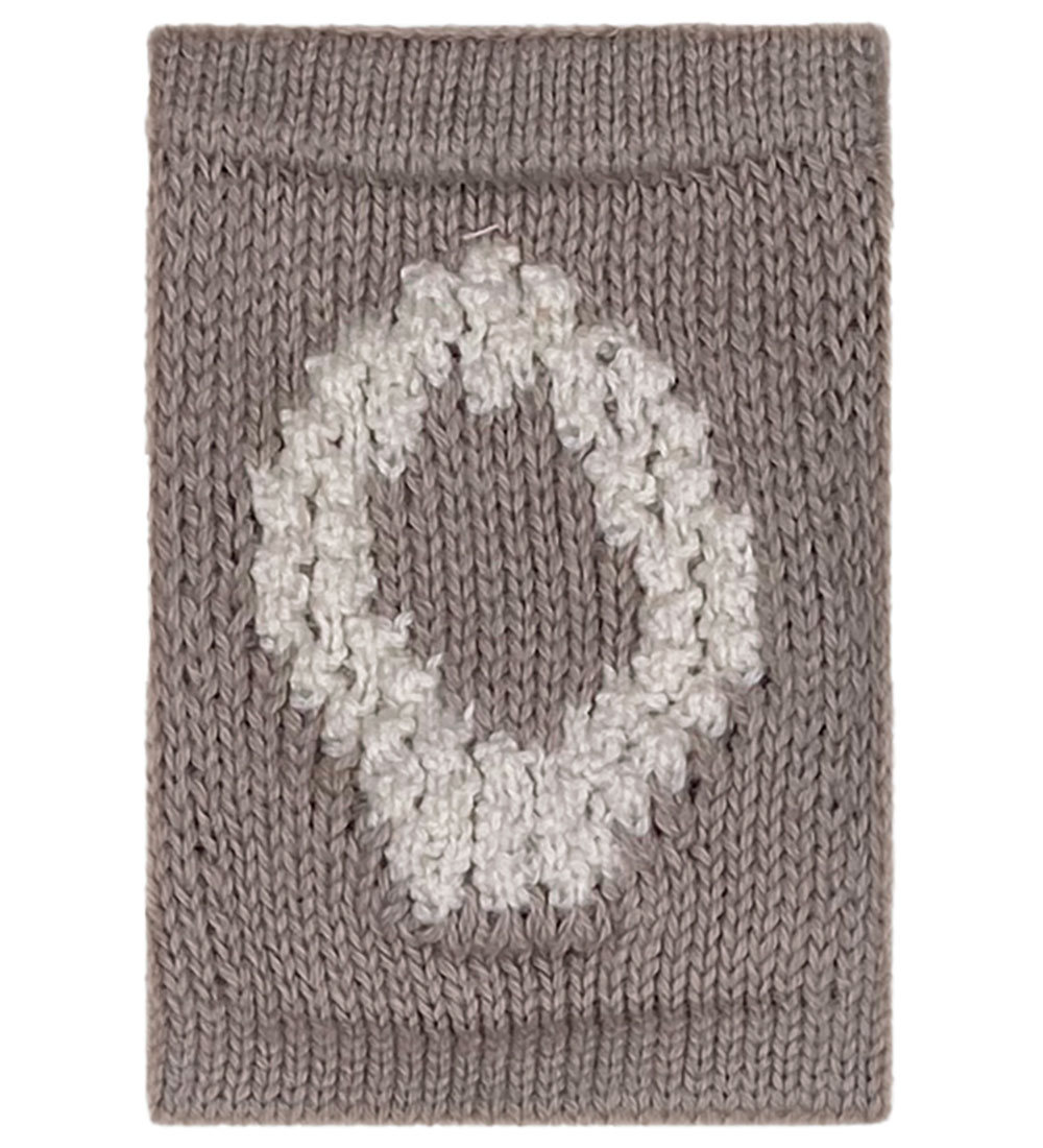 Smallstuff Knitted Letter - O - Natural Alphabet