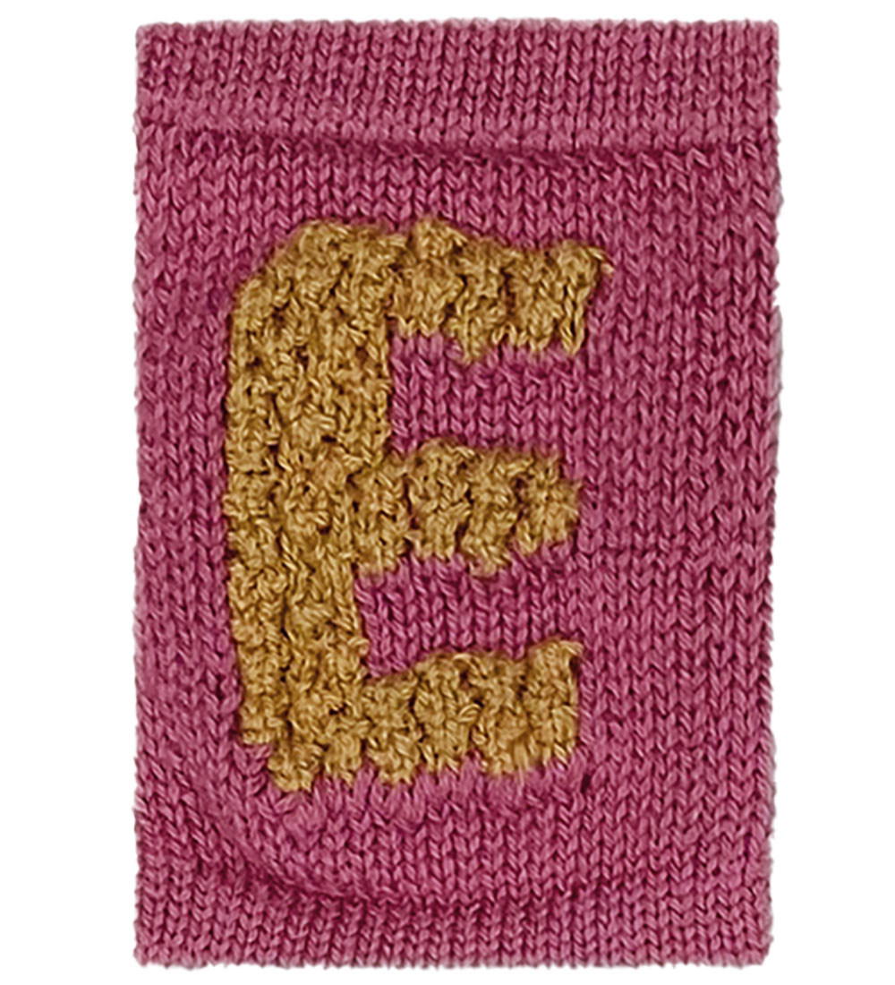 Smallstuff Stickat Buchstabe - E - Rosa Alphabet