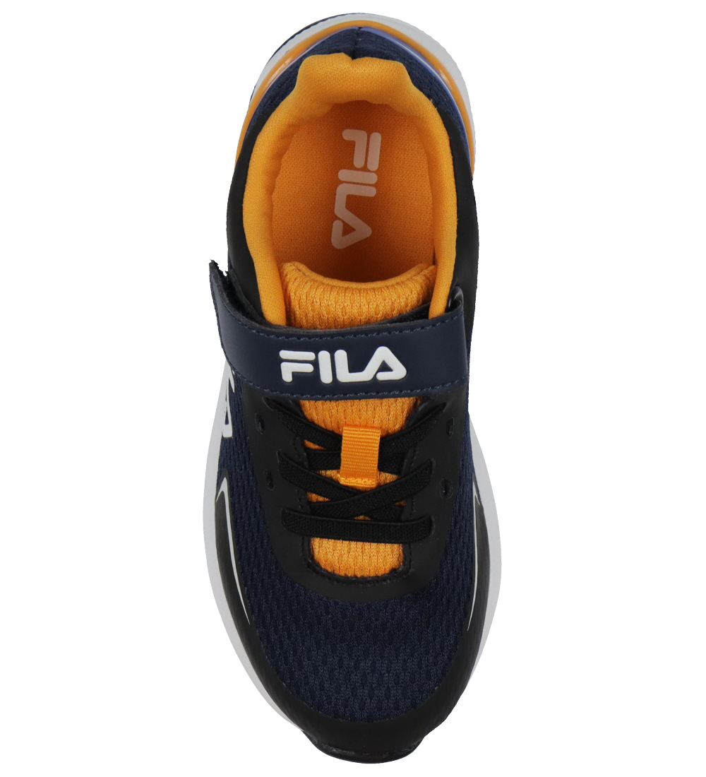 Fila Schuhe - Crusher V Kids - Schwarz/Dark Cheddar
