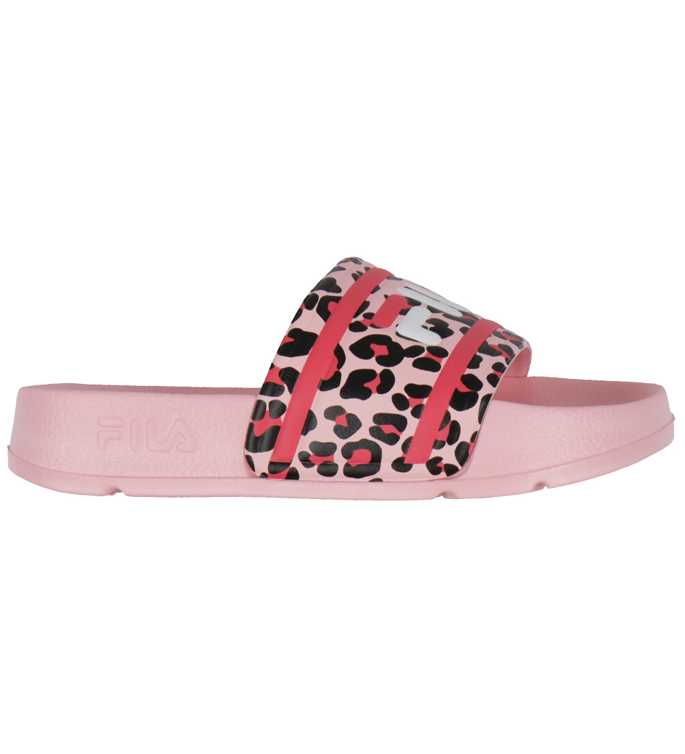 Fila Flip Flops - Morro Bay P - Pink-a-boo/Leopard