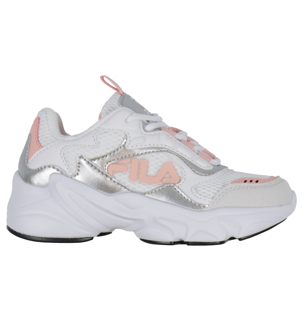 Fila Schuhe - Collene Logo Kids - Weiß/Silber