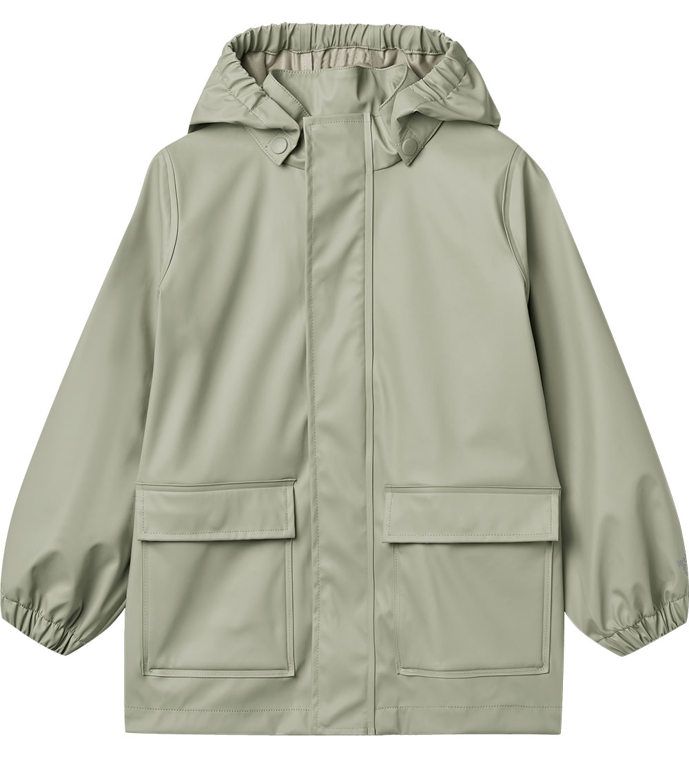 Wheat Rain Jacket - PU - Ollo - Green Tea