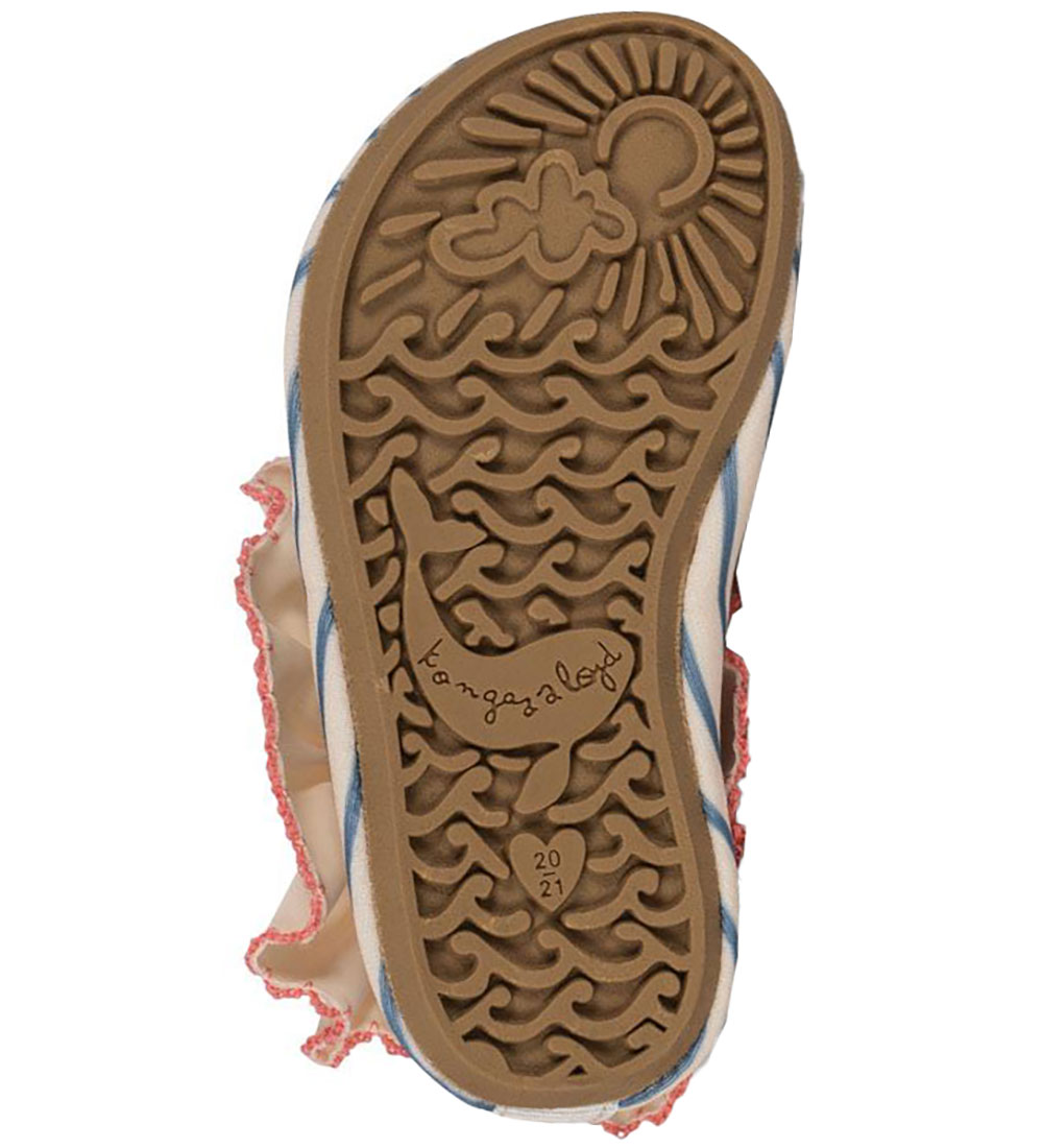 Konges Sløjd Beach Shoes - Gina Frill - UV50+ - Blue Stripe