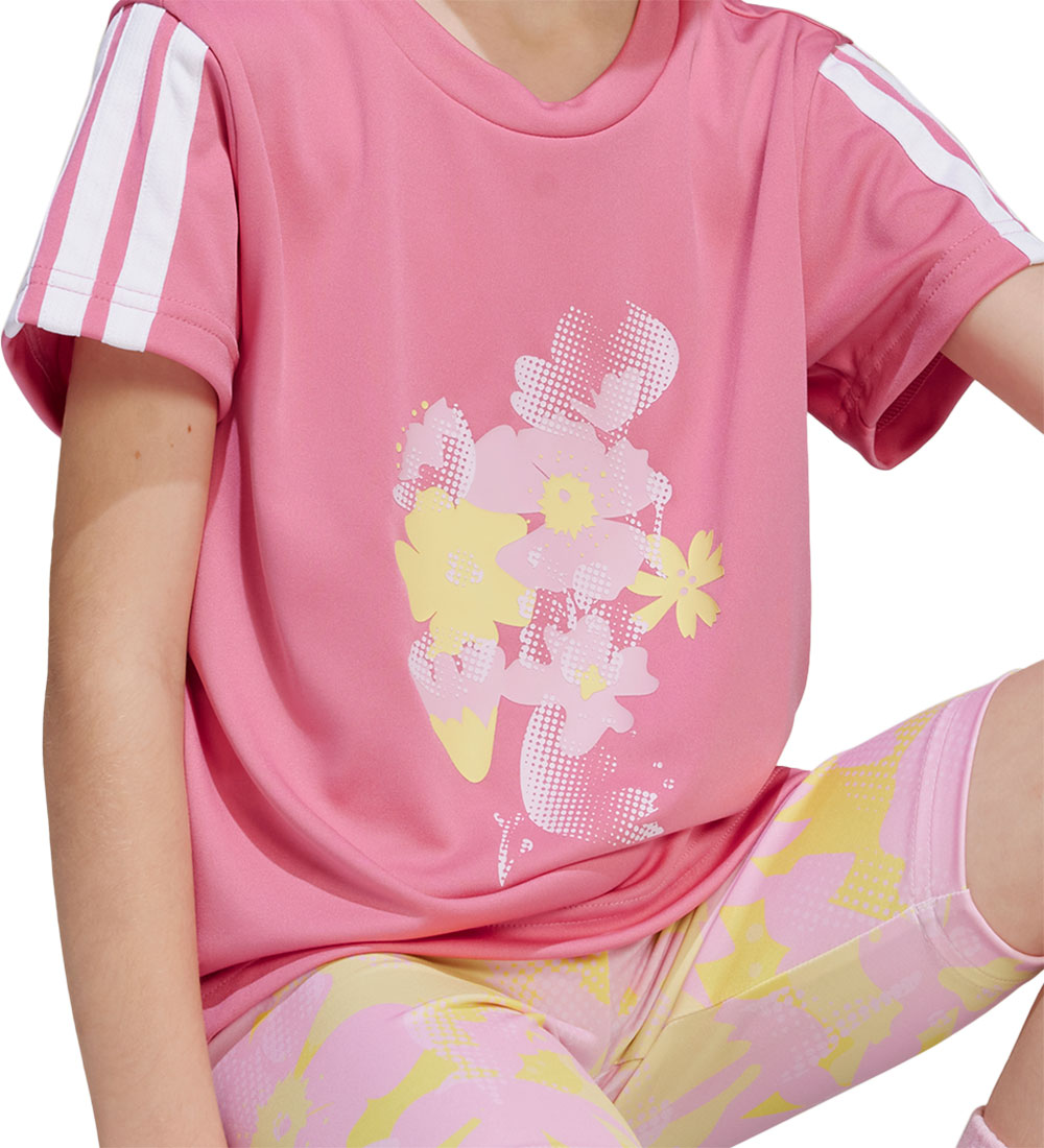 adidas Performance Shorts Set - LG TR-ES FL - Pnkfus/White