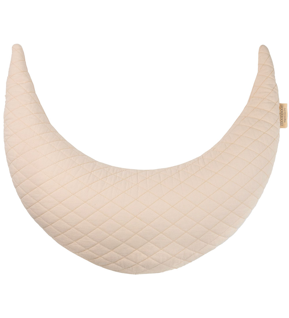 Coussin d'Allaitement Moonboon - Matelassé - Lune - Rose Cloud