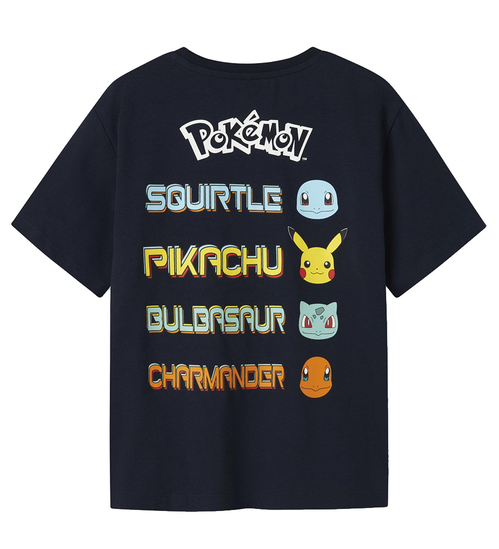 Name It T-shirt - NkmMat Pokémon - Navy Blazer