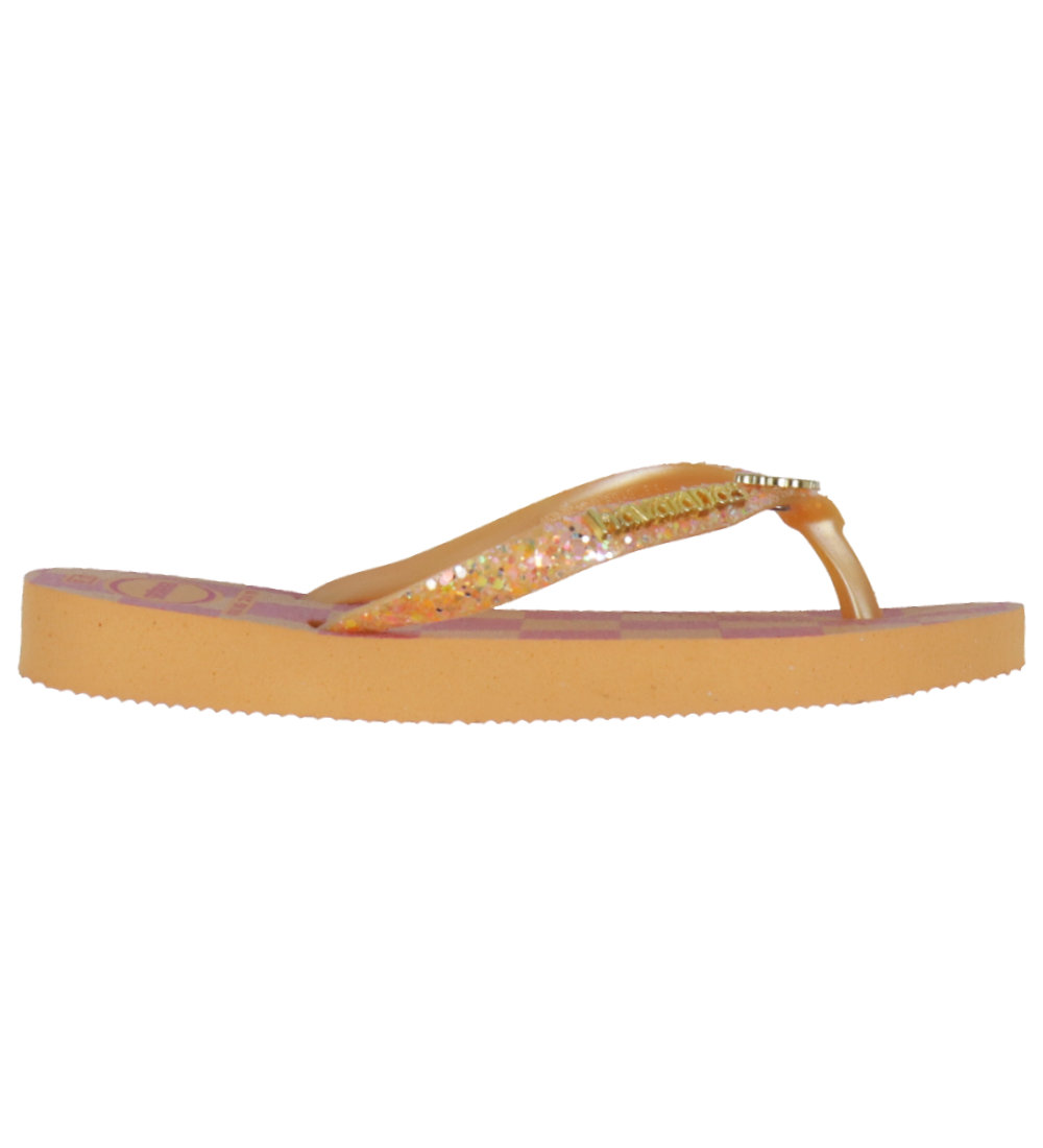 Havaianas Flip Flops - Slim Glitter - Peach