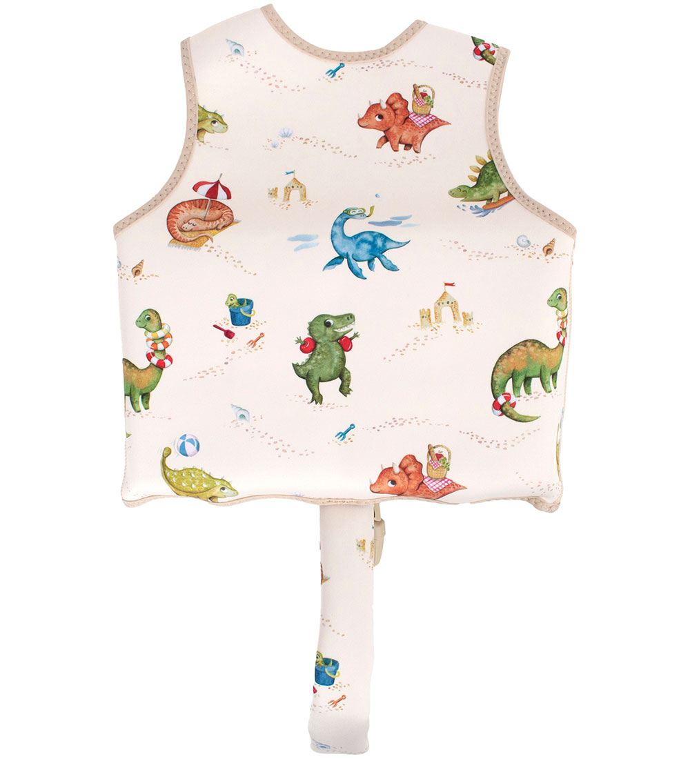 Filibabba Zwemvest - 5-6 Jaar - UV50+ - Dino Strand