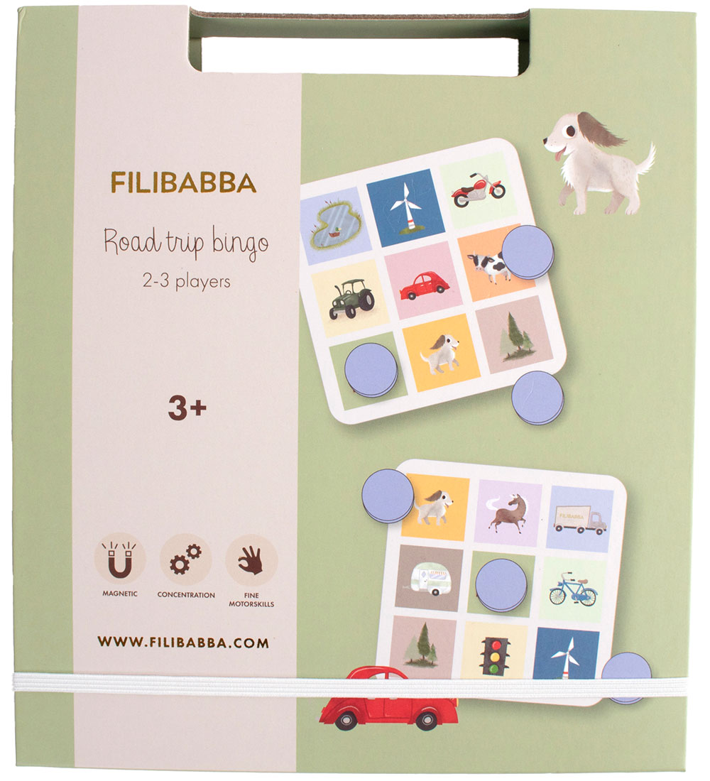 Filibabba Magnetic Game - Road Trip Bingo
