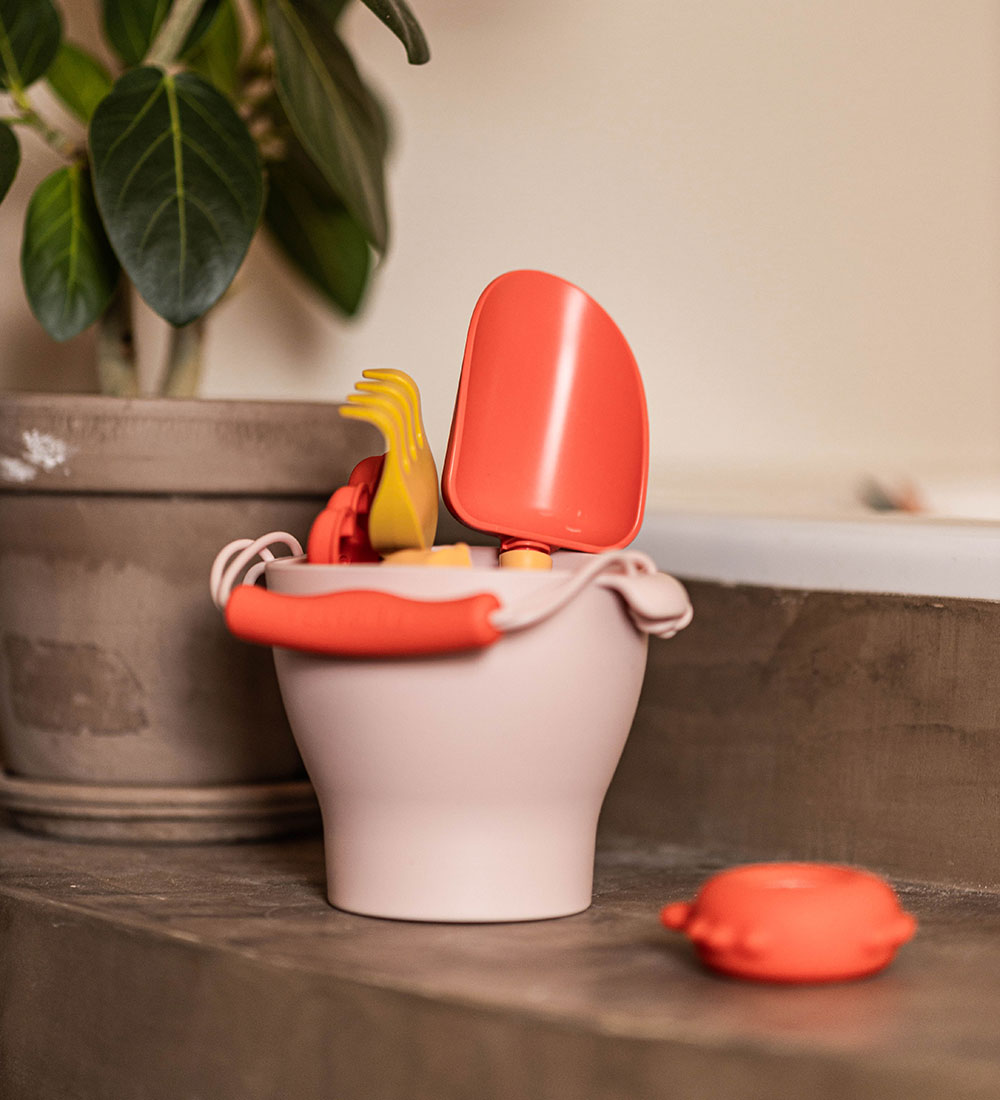Filibabba Beach Set - Silicone - 8 Parts - Peach Mix