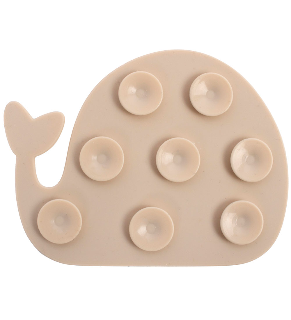 Filibabba Mini Badematten - Anti-Rutsch - 6-st. - Wale - Rose M