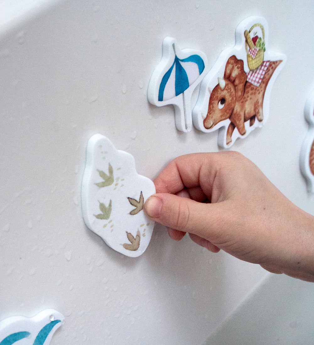 Filibabba Bath Toy - 15 pcs - Dino Beach