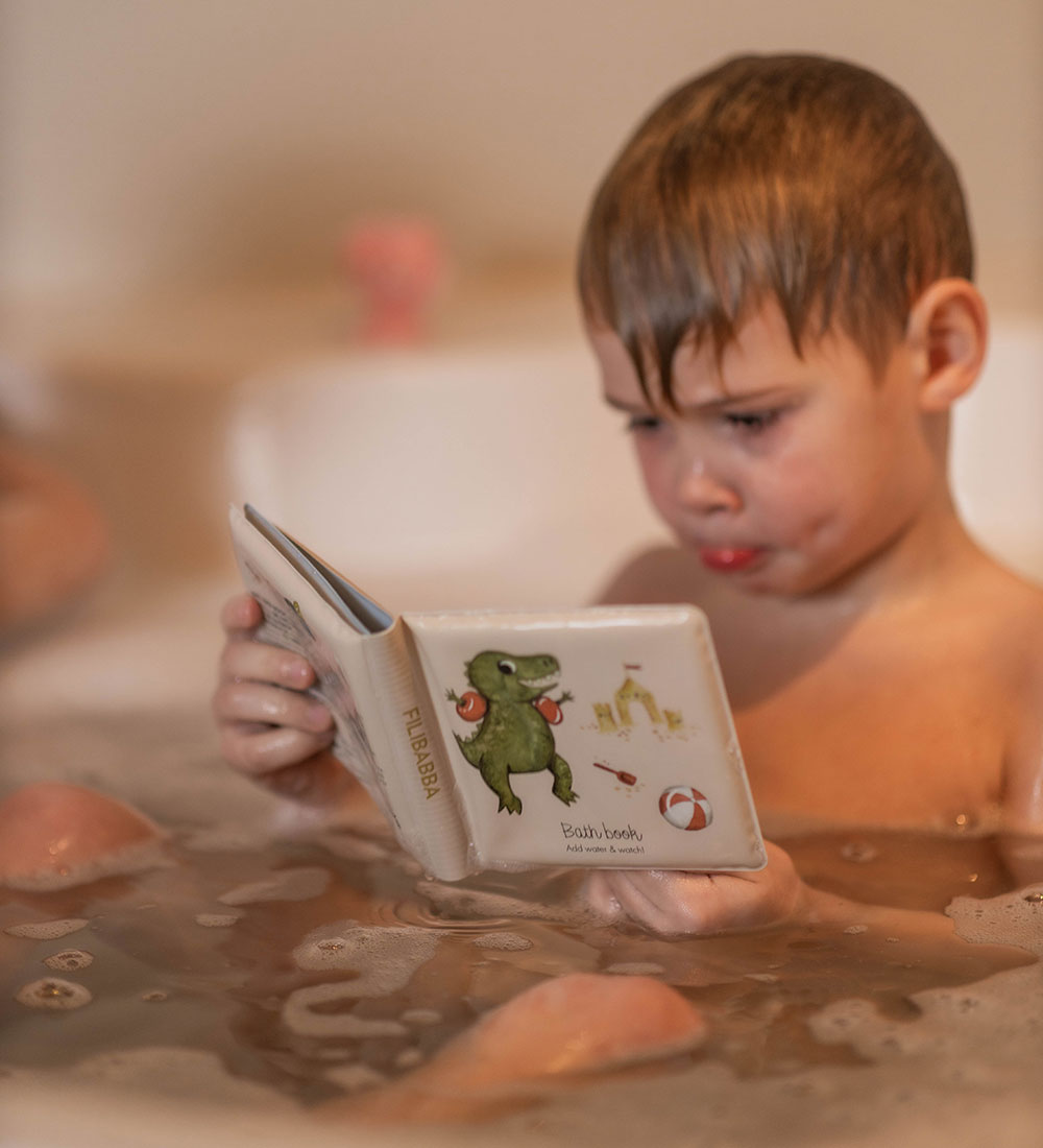 Filibabba Bath Book - Dino Beach