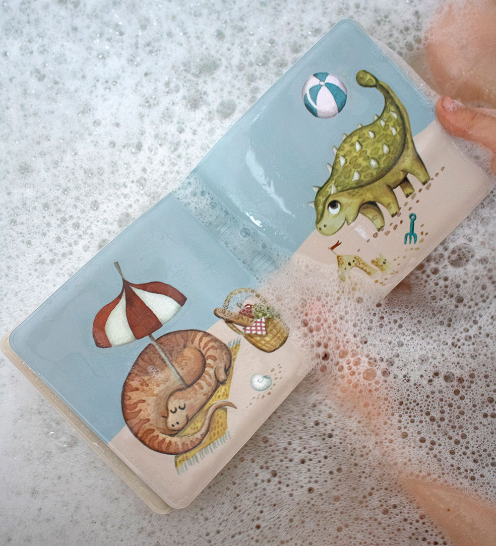 Filibabba Bath Book - Dino Beach