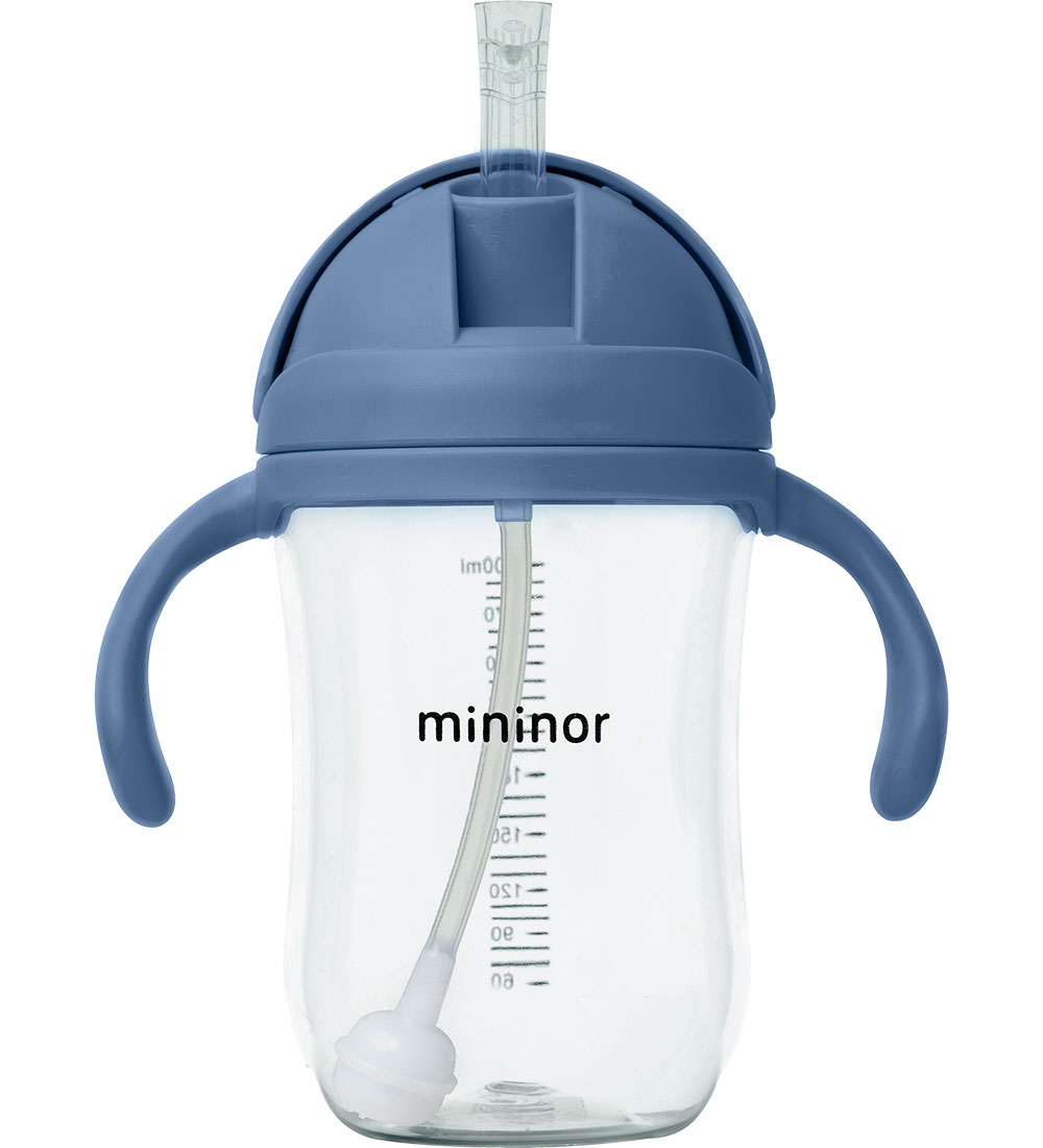 Mininor Cup w. Straws - Tritan - 330ml - Blue Whale