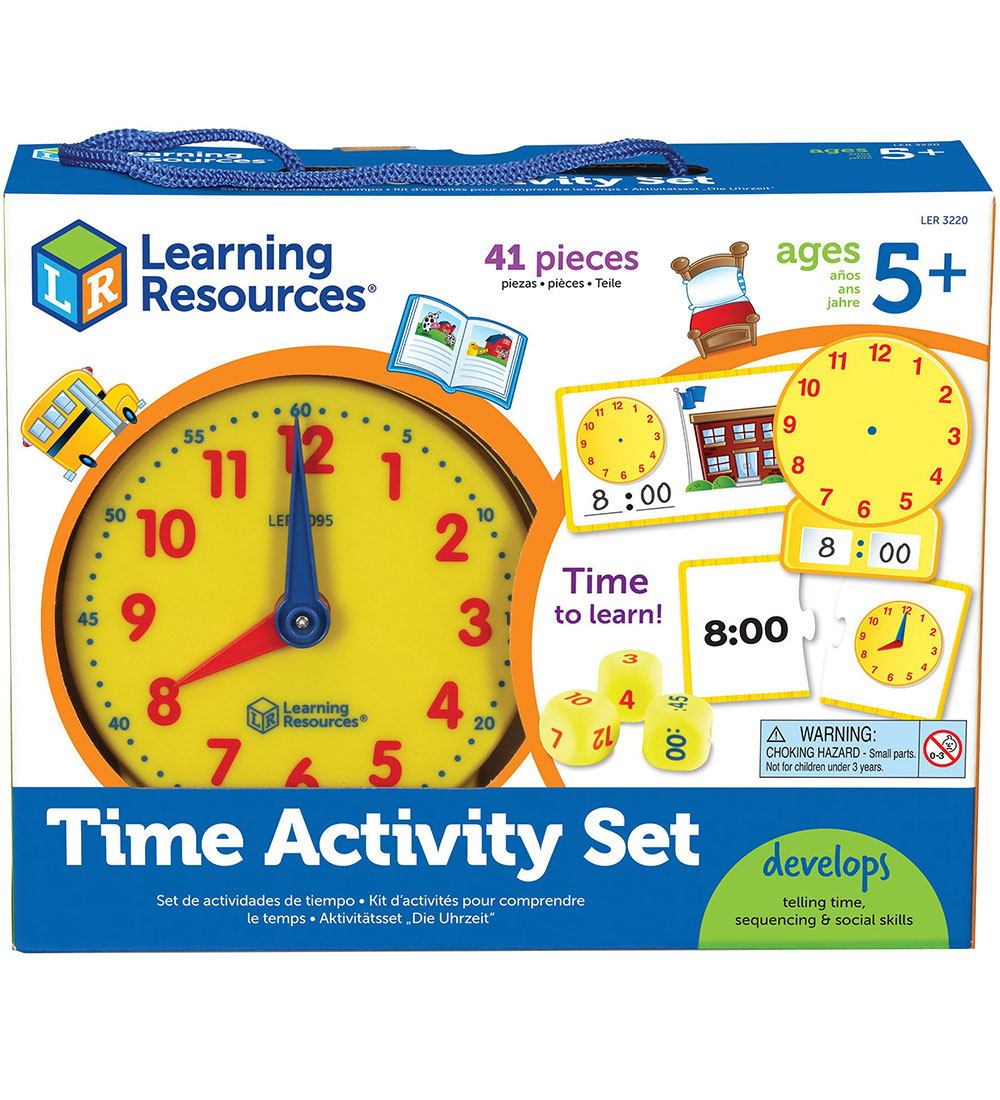 Learning Resources Activity Toy - Learn the Clock - 41 Parts