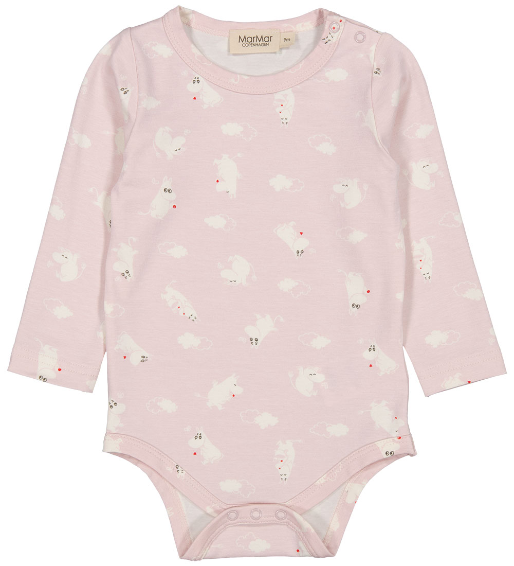 MarMar Romper l/s - Modaal - Benedictus - Rose MOOMIN