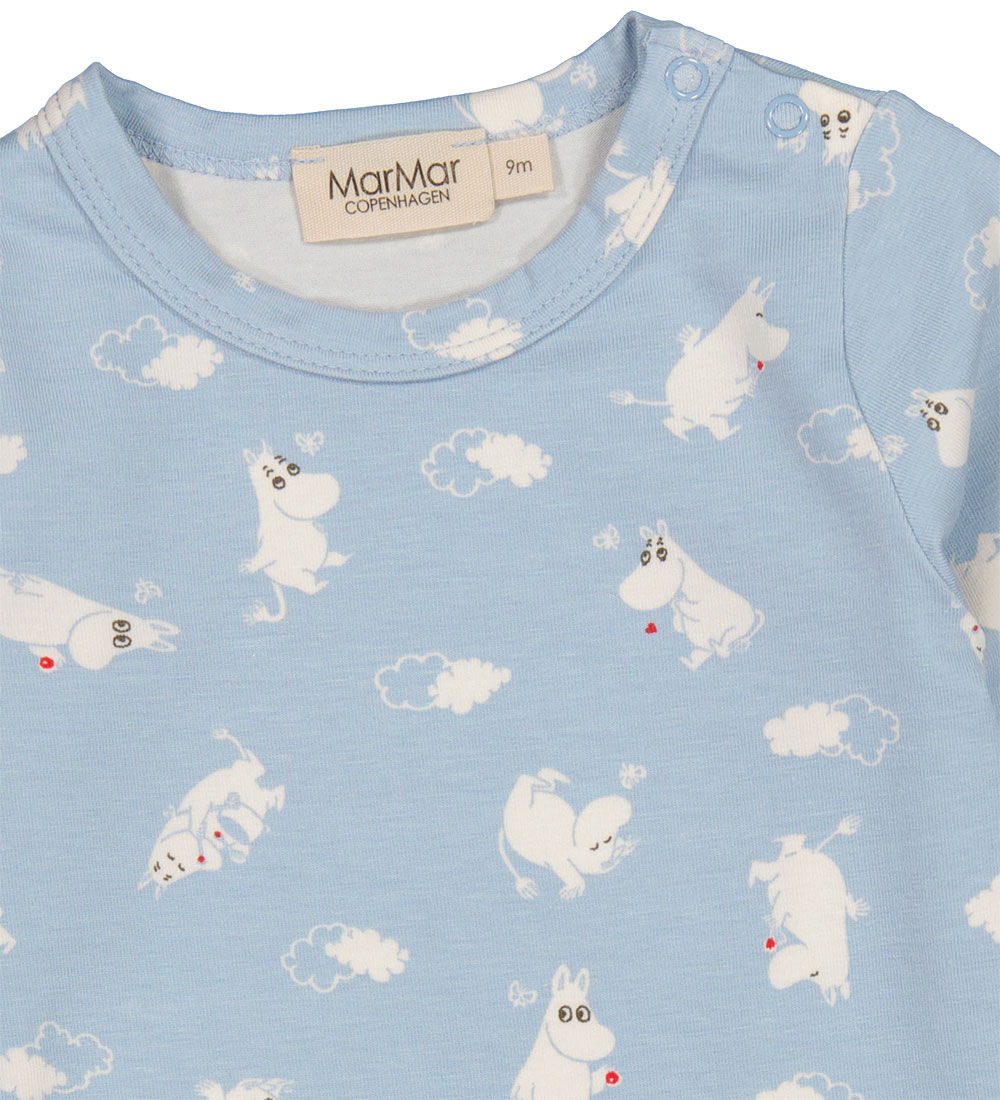 MarMar Bodysuit l/s - Modal - Benedicte - Blue MOOMIN