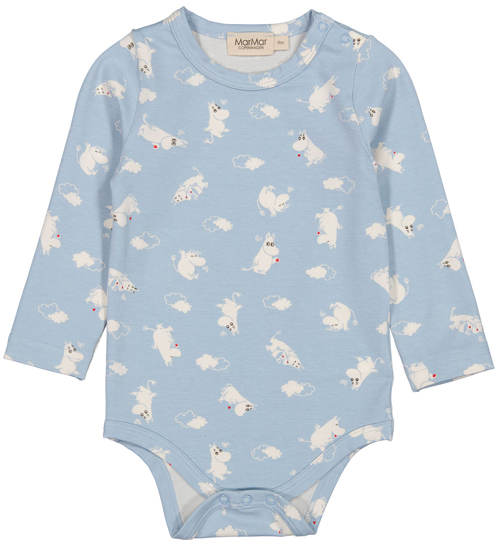 MarMar Bodysuit l/s - Modal - Benedicte - Blue MOOMIN