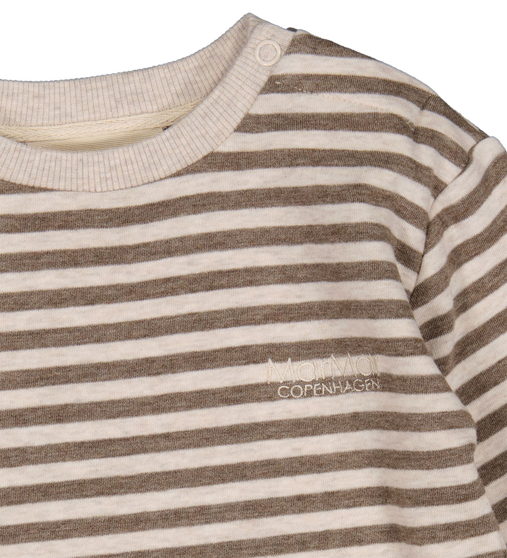 MarMar Sweatshirt - Tammas B - Brown Stripe Melange