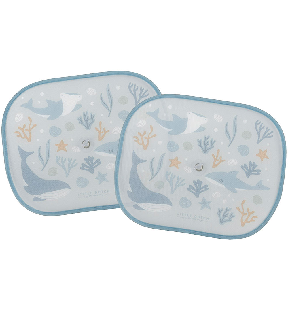 Little Dutch Sonnensegel bis Auto - 2er-Pack - 36x44 cm - Ocean