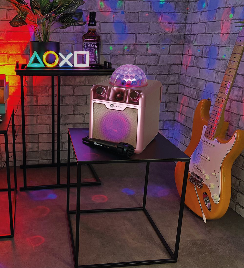 Enceinte karaoké N-Gear - Bluetooth Disco Block 410 - Space Broc