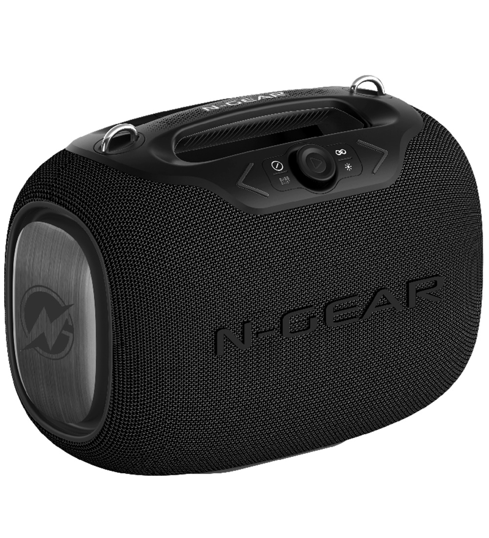 N-Gear Speaker with 2 Microphones - Wireless - NRG600 - Black