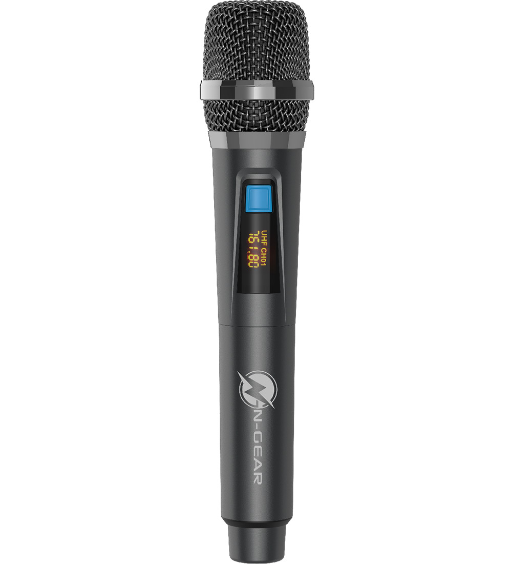 N-Gear Speaker with 2 Microphones - Wireless - NRG600 - Black