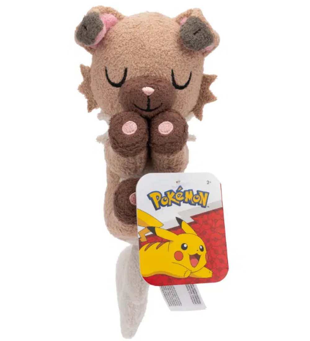 Pokémon Soft Toy - 12 cm - Sleeping Rockruff