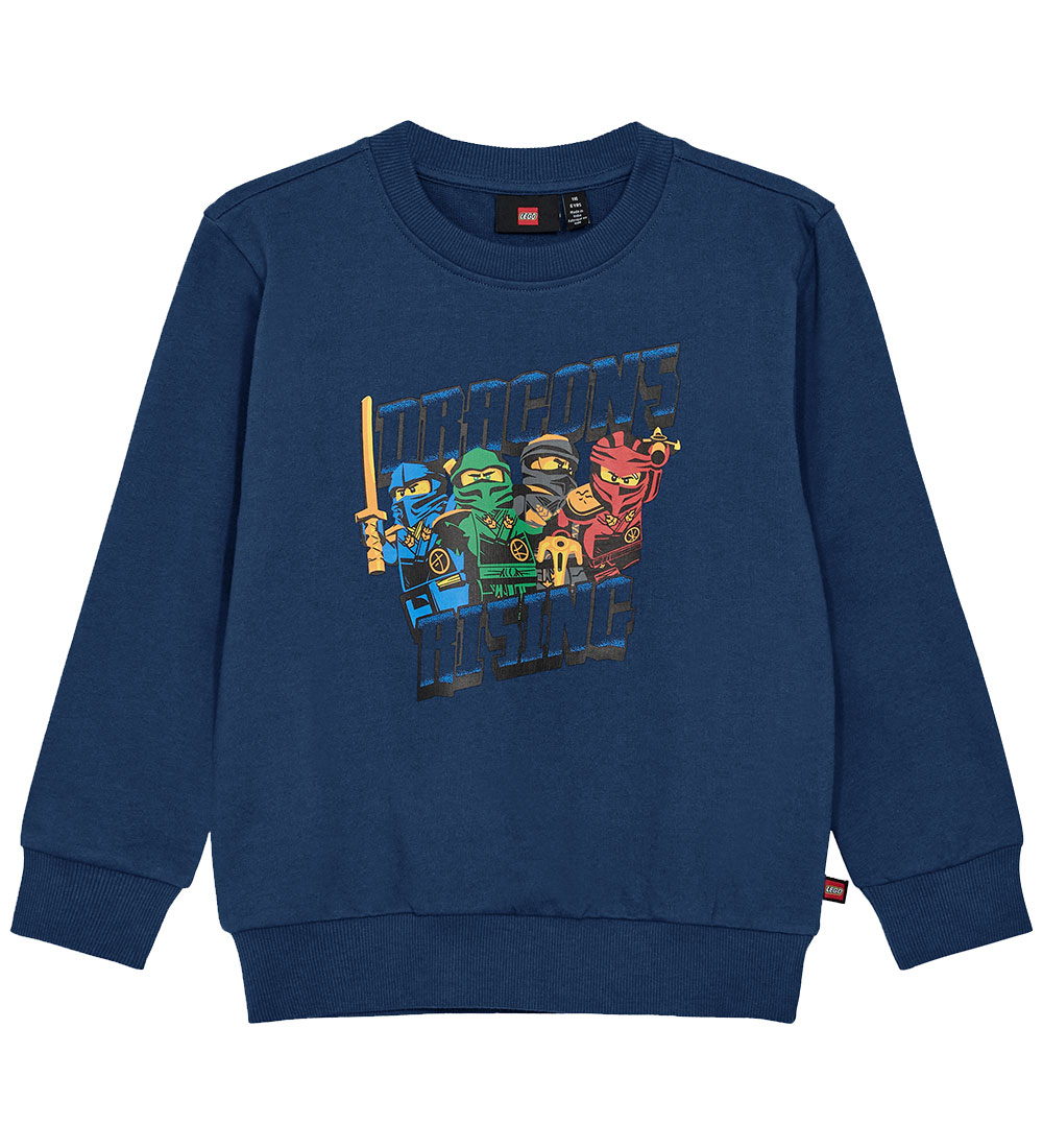 LEGO® Ninjago Sweatshirt - LwSaku 301 - Dark Blue w. Print