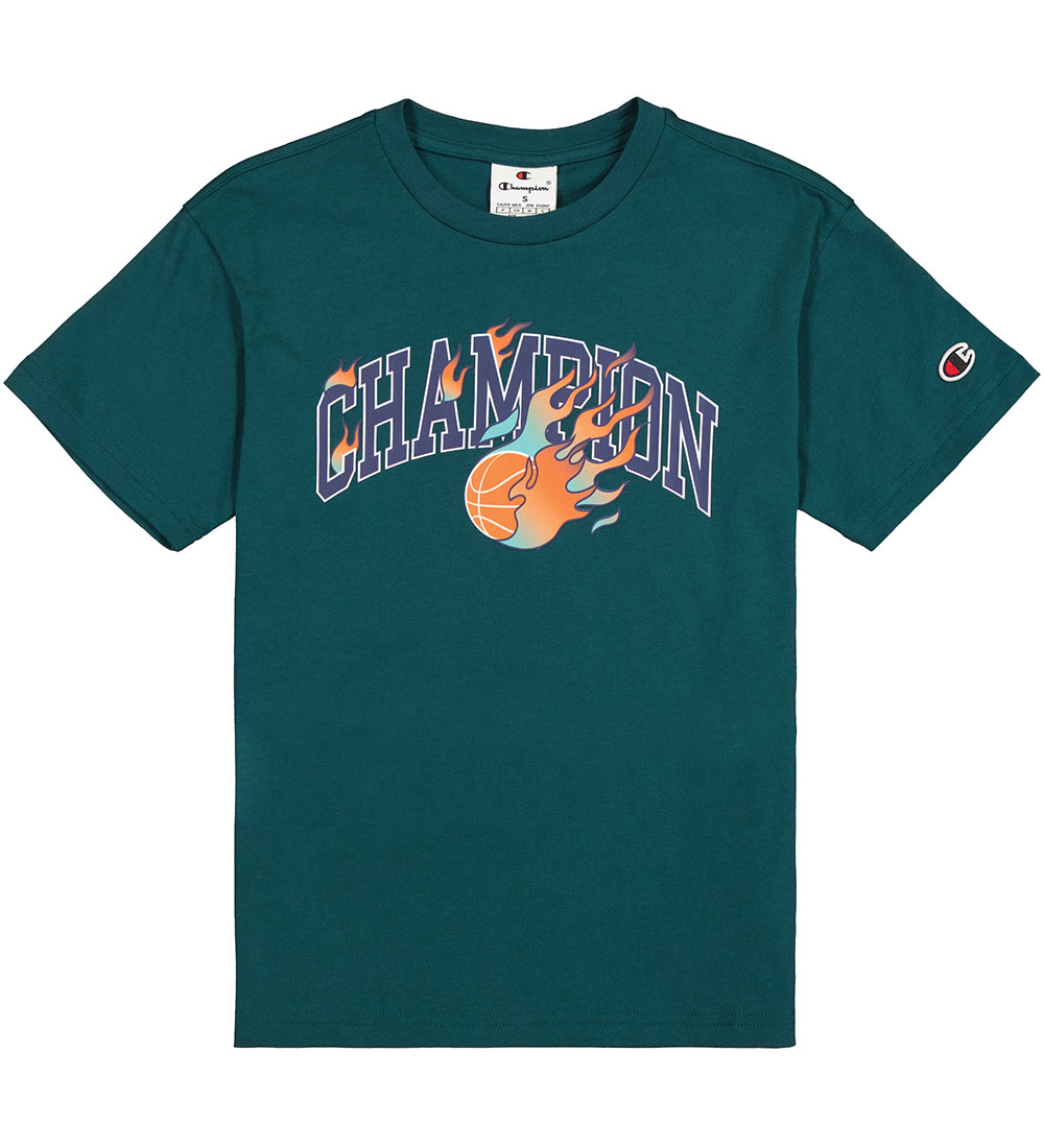 Champion T-shirt - Green w. Logo