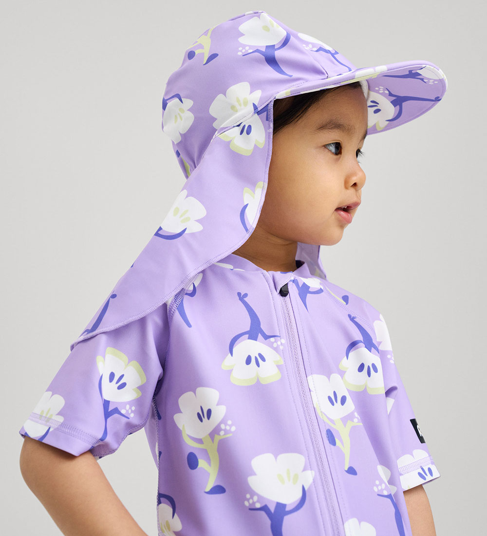 Reima Legionnaire Hat - Mustekala - UV50+ - Lilac Amethyst