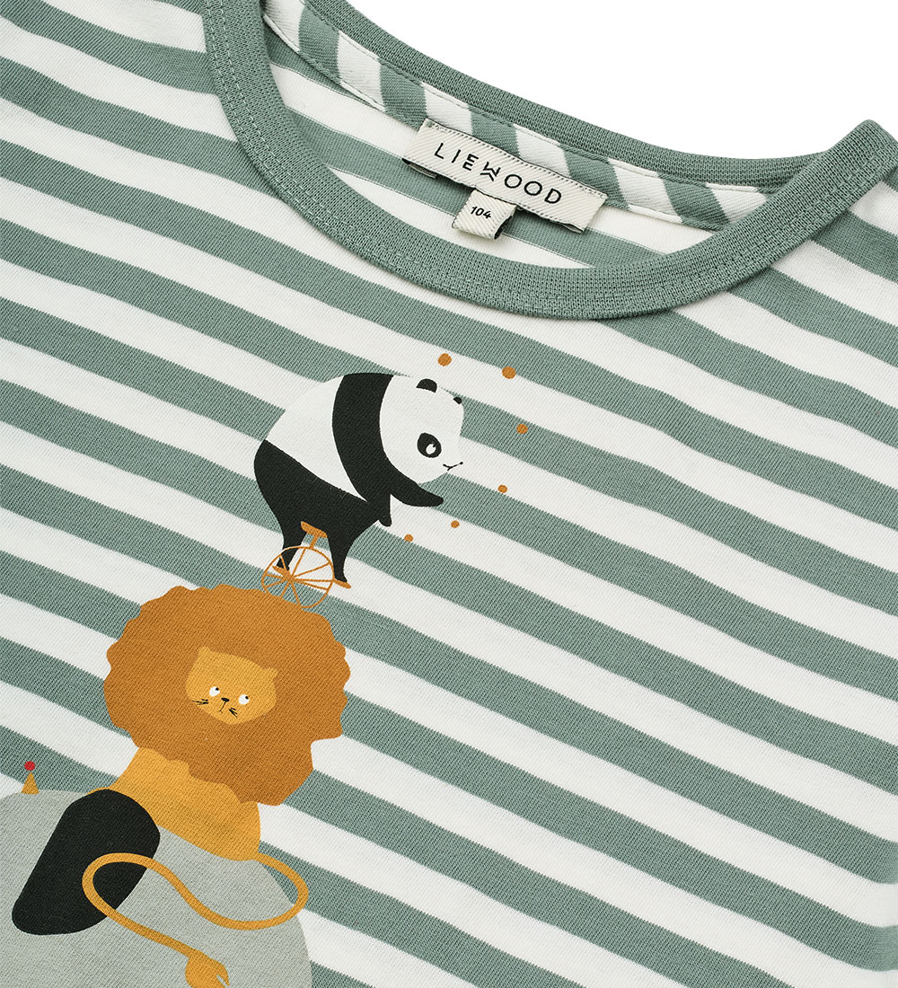 Liewood T-shirt - Apia - Circus/Stripe Peppermint