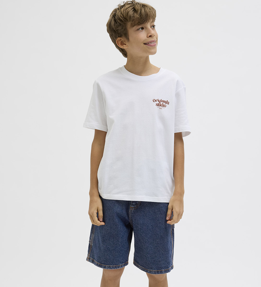 Jack & Jones Shorts - JjiTony - Blue Denim