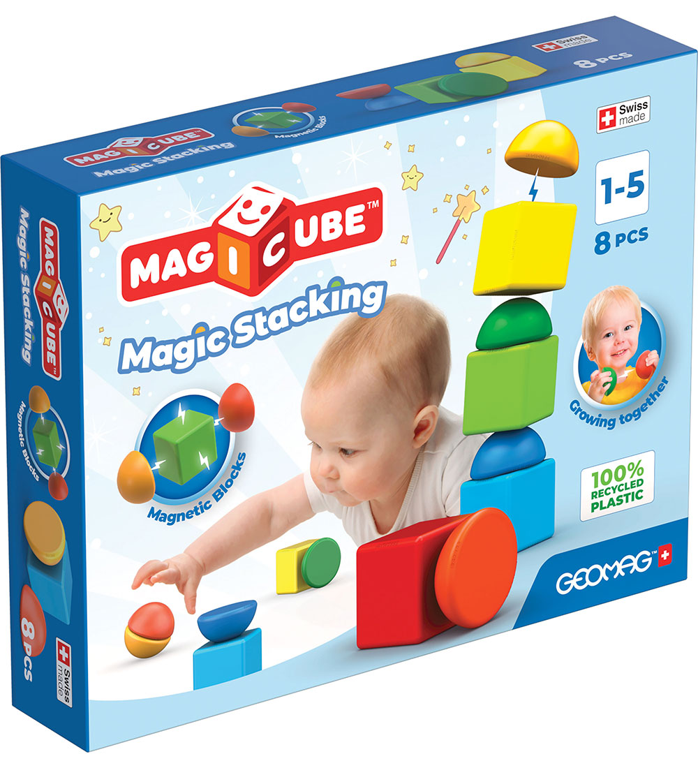 Geomag Magnetic toys - Magic Stacking - 8 Parts