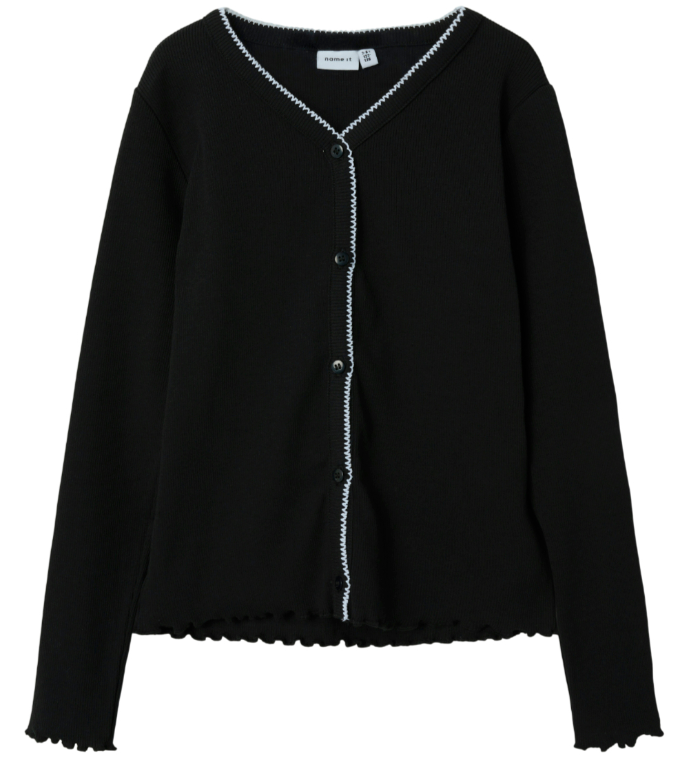 Name It Cardigan - Rib - NkfTalinda - Black