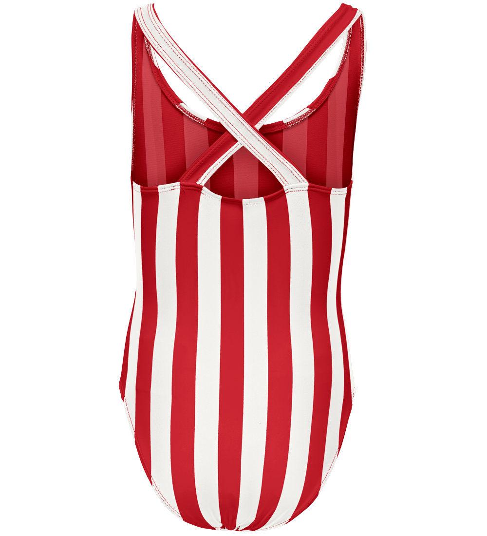 Kids Only Swimsuit - KogHoliday - Mars Red/Cloud Dancer/Rebel C