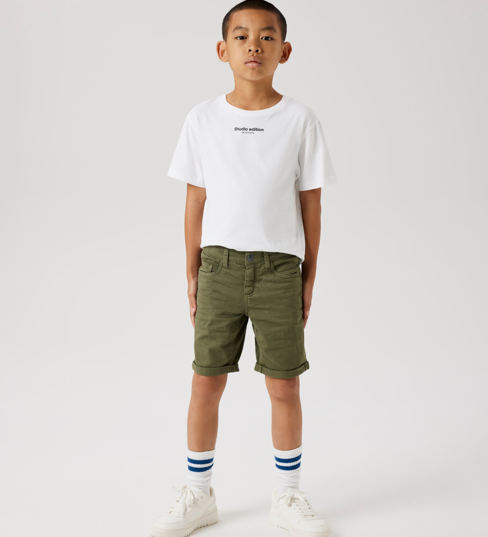 Name It Shorts - Noos - NkmSilas Isak - Deep Lichen Green