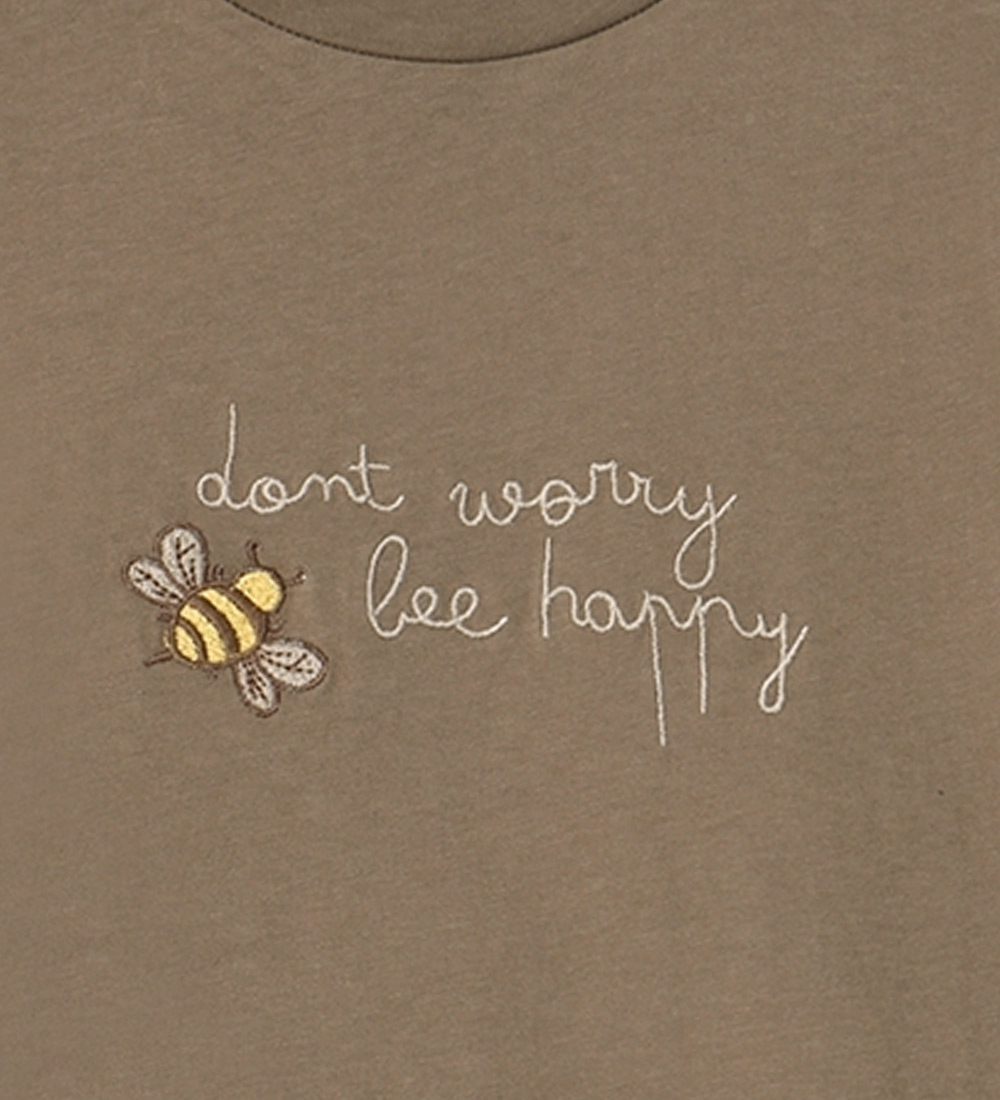 Fliink T-shirt - Summer Bee - Pine Bark