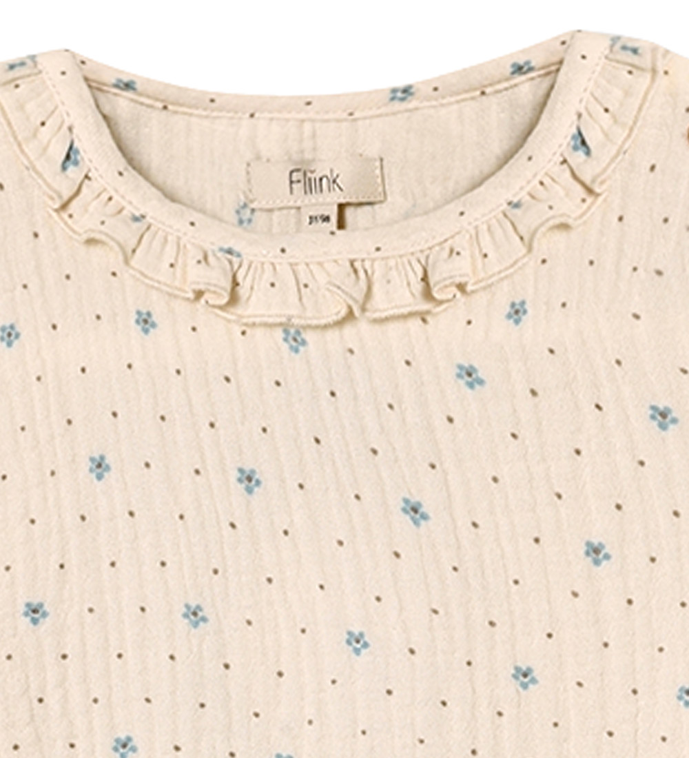 Fliink T-shirt - Blooming - Sandshell AOP