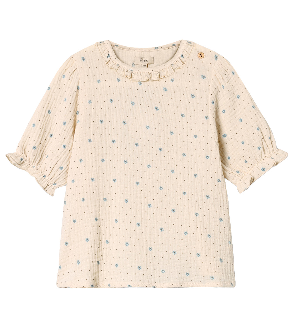 Fliink T-shirt - Blooming - Sandshell AOP