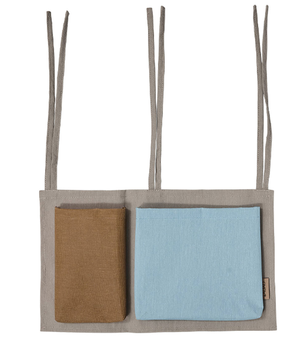 OYOY Sänkytasku - Saga - Blue/Clay