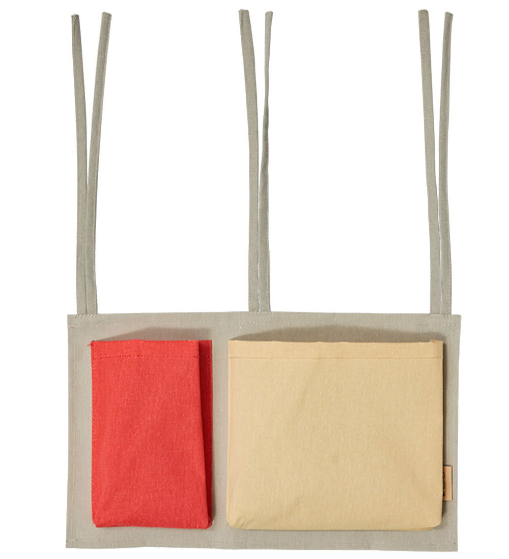 OYOY Bed Pocket - Saga - Clay/Red