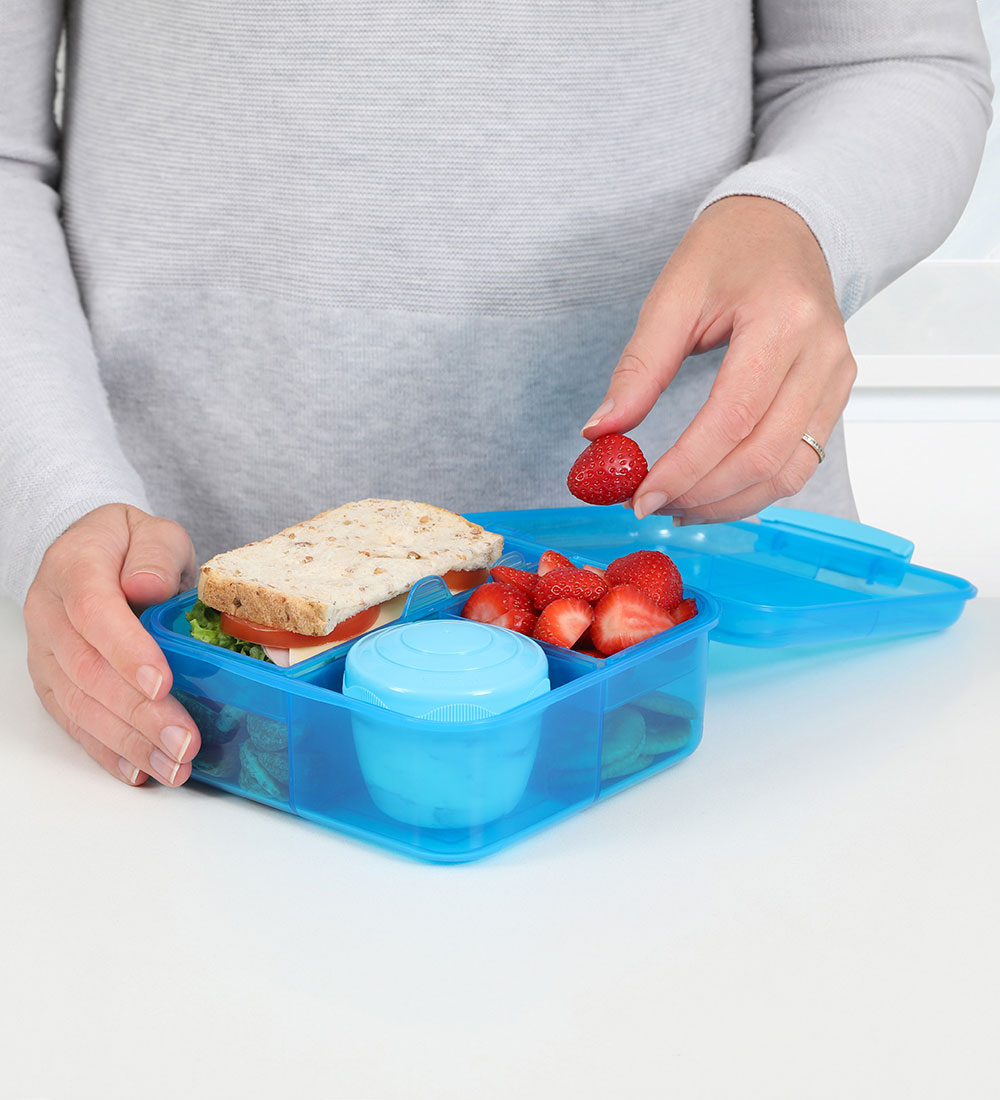 Boîte à Repas Sistema - 1,25 L - Bento Cube - Bleu