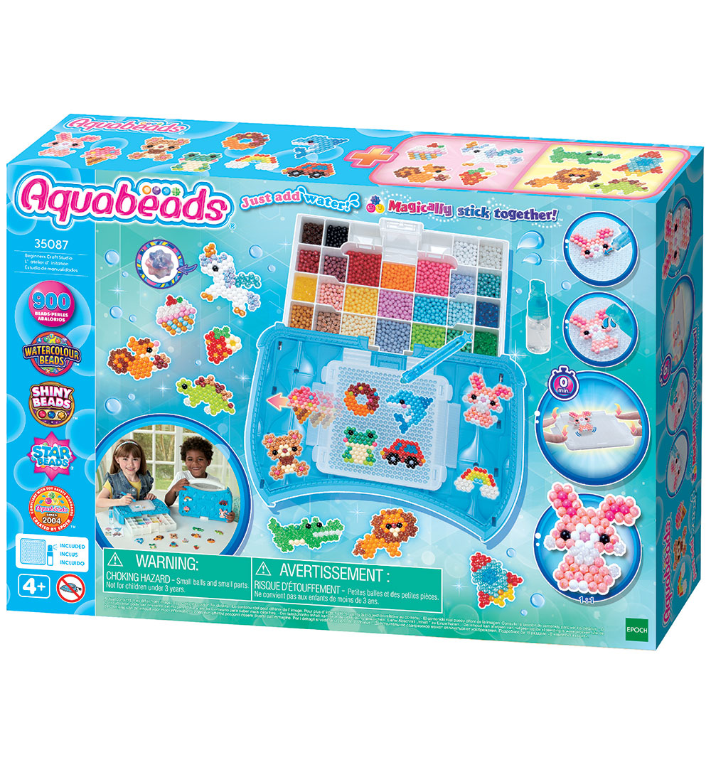 Aquabeads Perlusett - 900 Stk. - Byrjendur Craft Studio